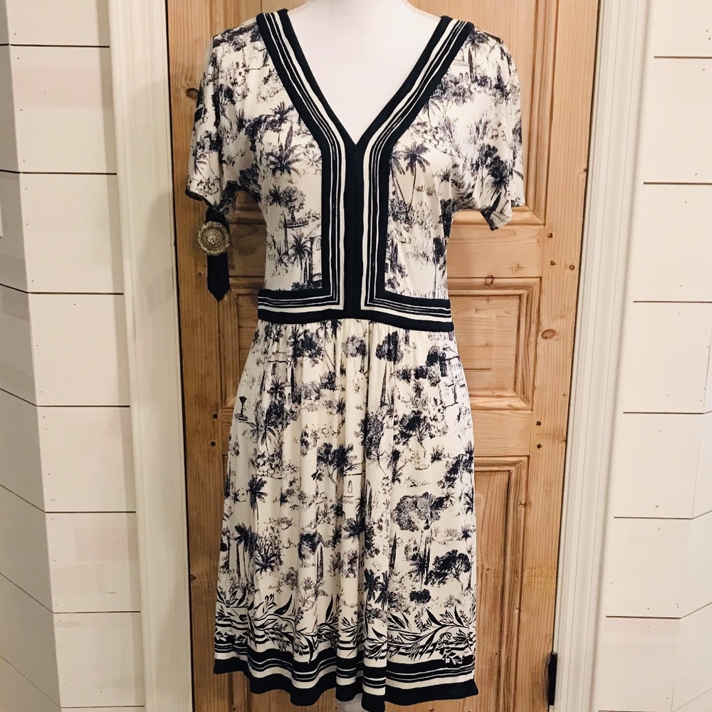 Tory Burch Toile du Jouy Print Dress